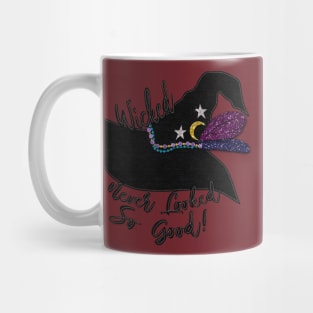 Wicked Never Looked So Good | Witch Hat | Faux Felt Applique Mug